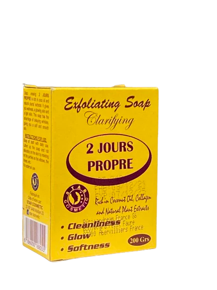 2JoursPropreExfoliatingClarifyingSoap200g_1400x 2 JOURS PROPRE CLARIFYING SOAP ASS 200G