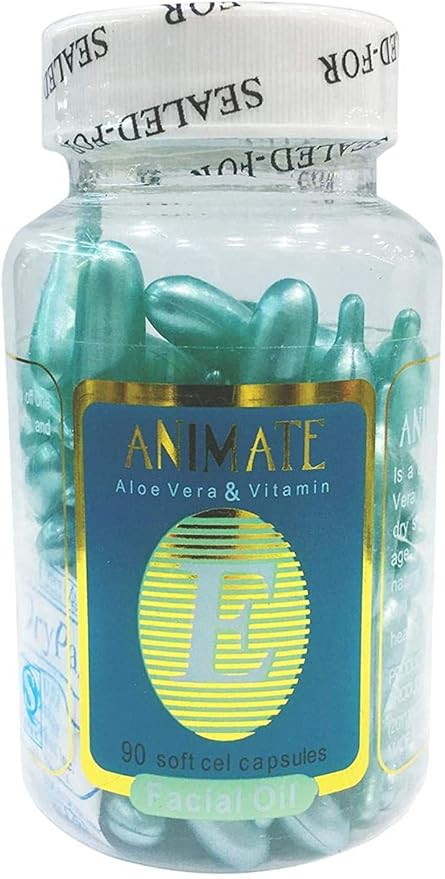 61dhvZxLcJL._AC_SY879_ ANIMATE 90 VITAMIN E CAPSULES BOTTLE