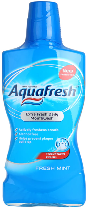 AQUAFRESH BAIN DE BOUCHE MENTHE FRAICHE 600ML AQUAFRESH BAIN DE BOUCHE MENTHE FRAICHE 600ML