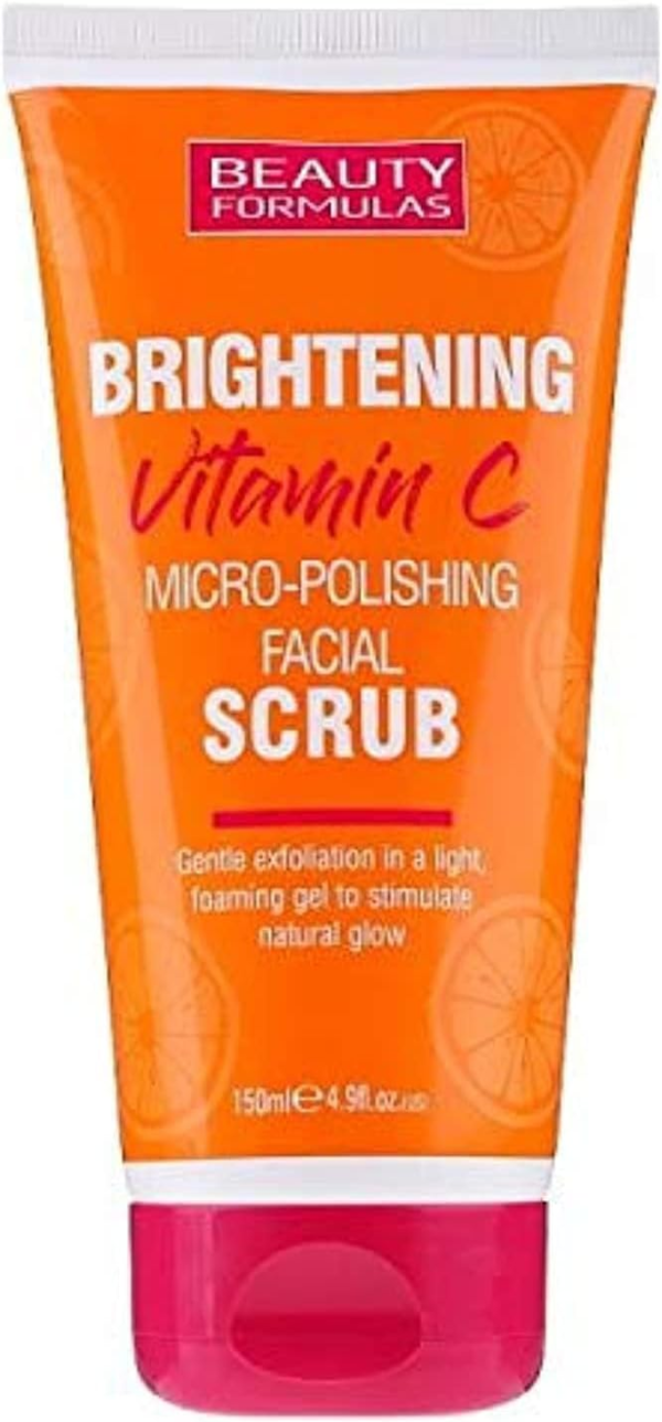BEAUTY FORMULAS VIT C FACIAL WASH / SCRUB 150ML ASS