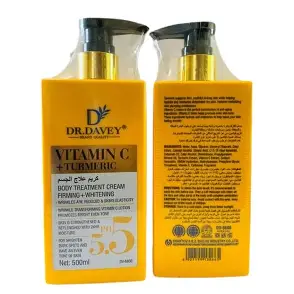 DR DAVEY VIT C + TURMERIC + RETINOL  BODY CREAM 500ML A