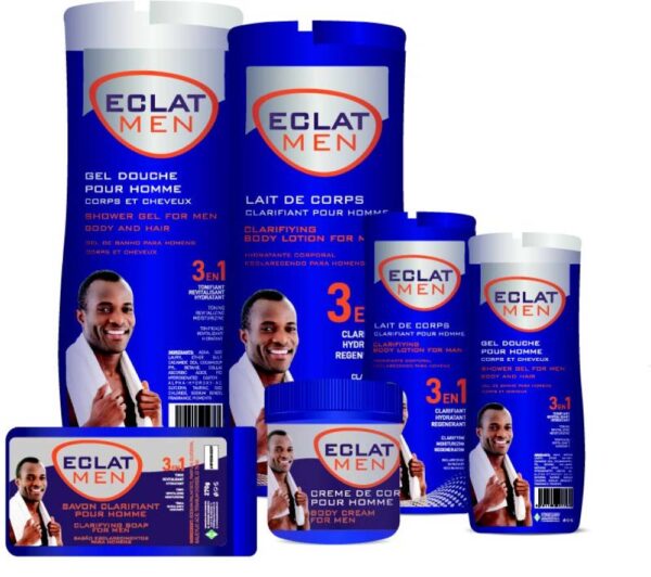 ECLAT MEN 3 IN 1 SAVON CLARIFIANT 270G