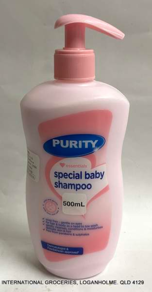PURITY SPECIAL BABY SHAMPOING 500ML PURITY SPECIAL BABY SHAMPOING 500ML