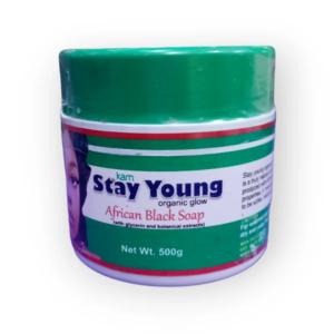 Stay-Young-Black-Soap-500g STAY YOUNG ORGANIC GLOW AFRICAN BLACK SOAP 500G