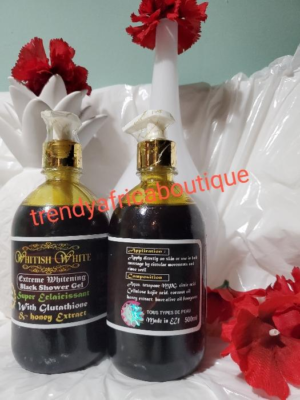 WHITISH WHITE BLACK SHOWER GEL 500ML WHITISH WHITE BLACK SHOWER GEL 500ML