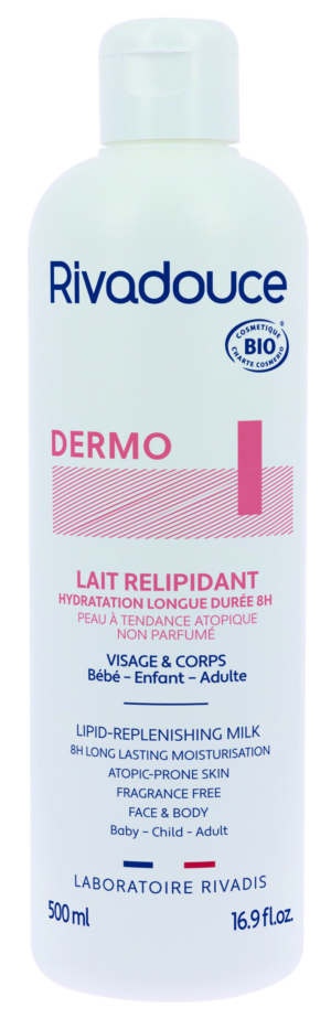 lait-relipidant-bio.webp RIVADERMBIO MOISTURIZING EMULSION 500ML