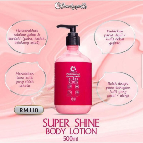 SL SHINE LADY LIGHTENING BODY LOTION 500ML