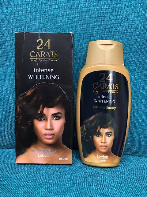 24 CARATS INTENSE WHITENING LOTION 250ML